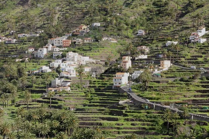 Framed Print : Terraced Fields Print, La Gomera, Canary Islands Framed Print : Terraced Fields Print, La Gomera, Canary Islands