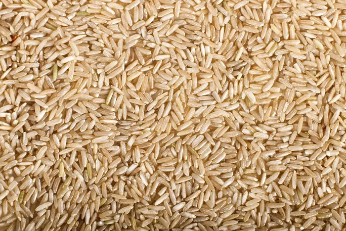 Framed Print : Brown Rice Texture Print - Top View Framed Print : Brown Rice Texture Print - Top View