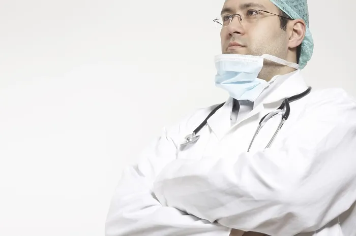 Framed Print : Thinking Surgeon Print Framed Print : Thinking Surgeon Print