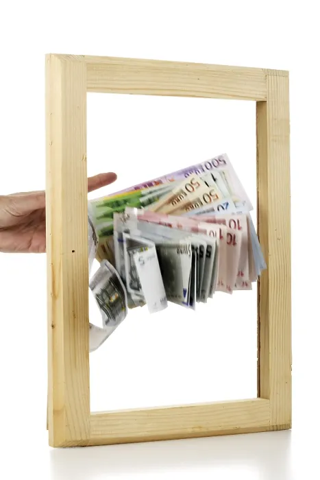 Framed Print : Throwing Money Out the Window Print Framed Print : Throwing Money Out the Window Print