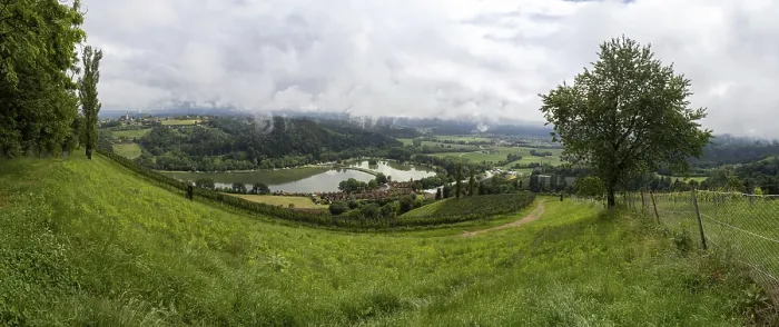 Framed Print : Thunderclouds over Vineyard Print, Sulmsee, Austria Framed Print : Thunderclouds over Vineyard Print, Sulmsee, Austria