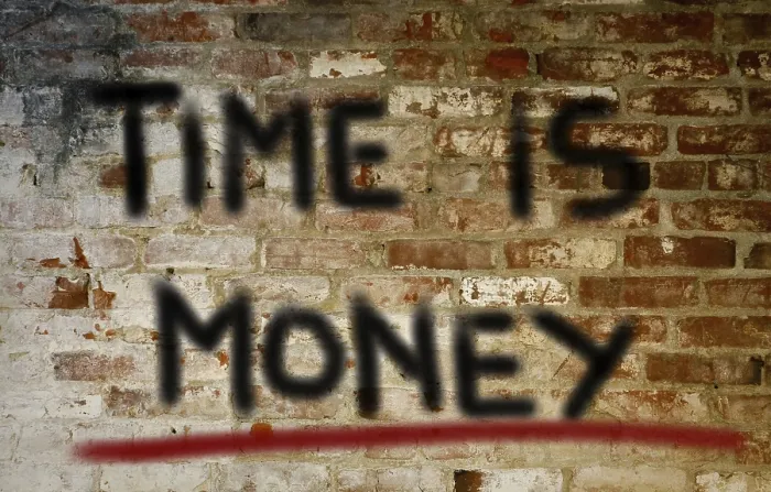 Framed Print : Time Is Money Print Concept Framed Print : Time Is Money Print Concept