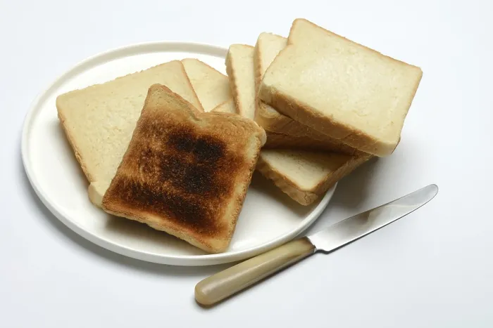 Framed Print : Toasted Slice of Bread Print Framed Print : Toasted Slice of Bread Print