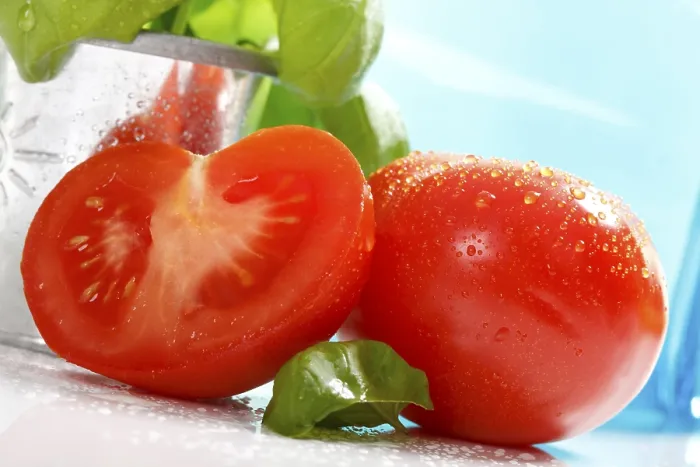Framed Print : Fresh Tomatoes and Basil Print Framed Print : Fresh Tomatoes and Basil Print