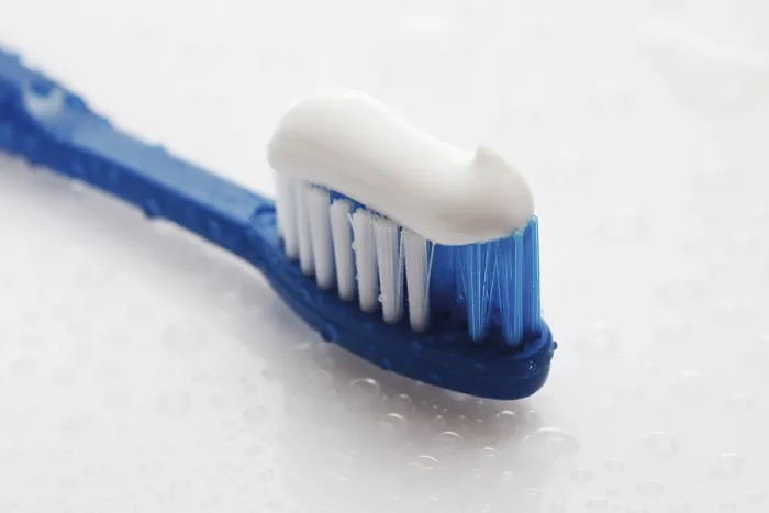 Framed Print : Toothbrush with toothpaste Print Framed Print : Toothbrush with toothpaste Print