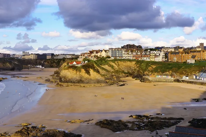 Framed Print : Towan Beach Evening Print, Newquay, Cornwall Framed Print : Towan Beach Evening Print, Newquay, Cornwall