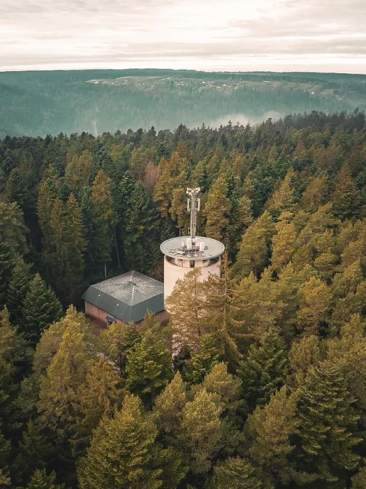 Framed Print : Black Forest Tower Print, Unterhaugstett, Germany Framed Print : Black Forest Tower Print, Unterhaugstett, Germany