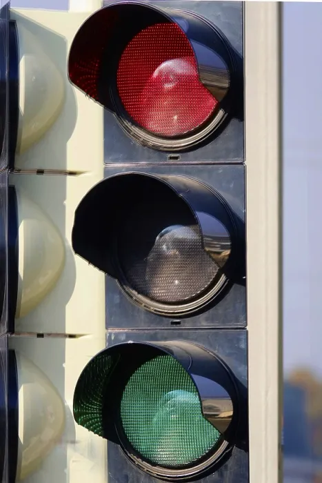Framed Print : Traffic Light Print, Germany Framed Print : Traffic Light Print, Germany