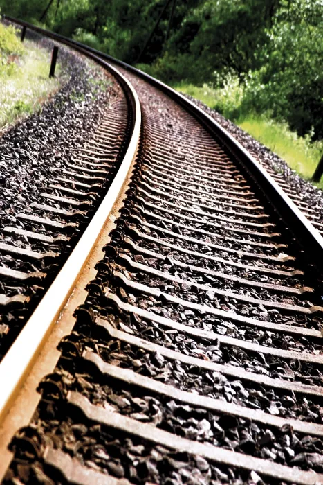 Framed Print : Train Tracks Print