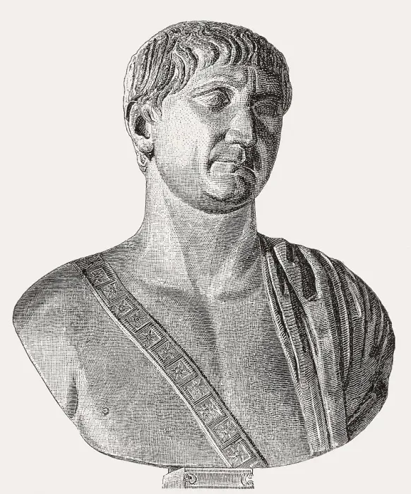 Framed Print : Trajan Print, Roman Emperor Framed Print : Trajan Print, Roman Emperor