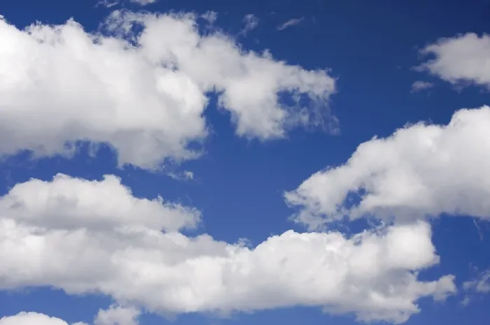 Framed Print : Tranquil Clouds Deep Blue Sky Print Framed Print : Tranquil Clouds Deep Blue Sky Print