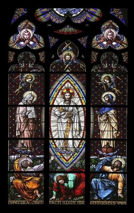 Framed Print : Transfiguration on Mount Tabor Print, Votivkirche Vienna