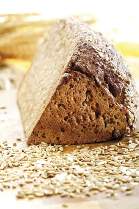 Framed Print : Wholegrain Triangular Bread Print Framed Print : Wholegrain Triangular Bread Print