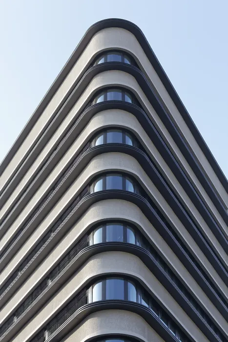 Framed Print : Triangular Office Tower Print, Leipzig Germany Framed Print : Triangular Office Tower Print, Leipzig Germany