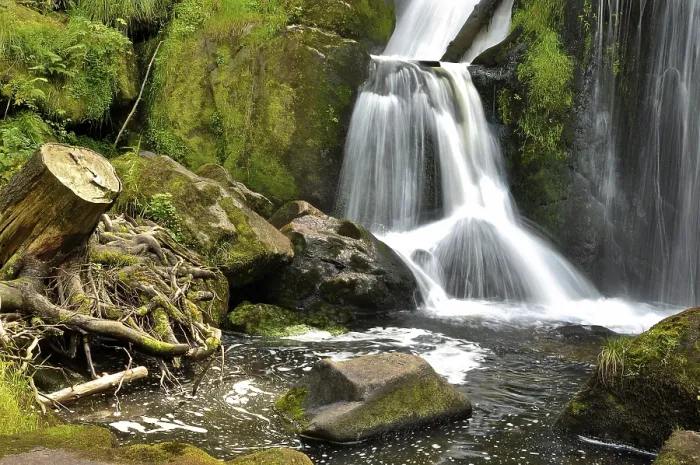 Framed Print : Triberg Waterfall Print - Germany Framed Print : Triberg Waterfall Print - Germany