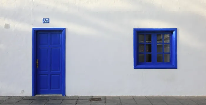 Framed Print : Typical Architecture Print, Arrecife, Lanzarote Framed Print : Typical Architecture Print, Arrecife, Lanzarote