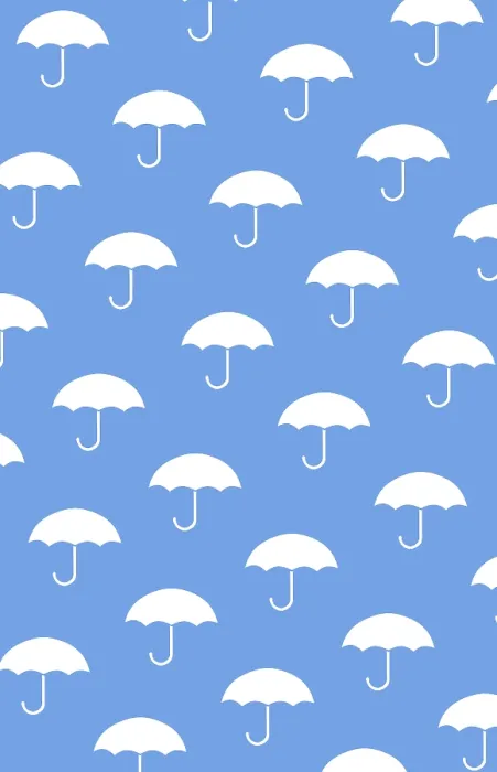 Framed Print : White Umbrellas on Blue Background Print Framed Print : White Umbrellas on Blue Background Print