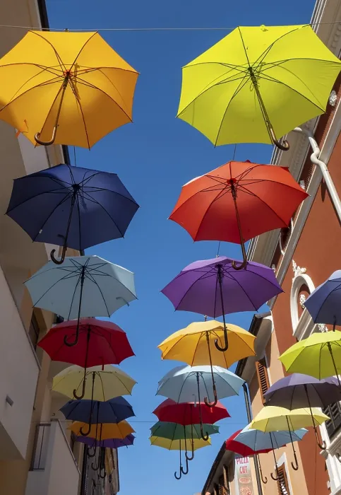 Framed Print : Umbrellas Print by ImageBROKER Framed Print : Umbrellas Print by ImageBROKER