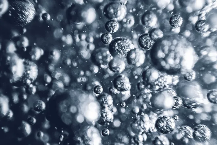 Framed Print : Underwater Bubbles Abstract Print Framed Print : Underwater Bubbles Abstract Print