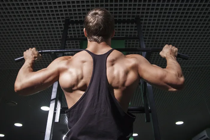 Framed Print : Unrecognizable Bodybuilder Doing Pull Ups Gym Print Framed Print : Unrecognizable Bodybuilder Doing Pull Ups Gym Print