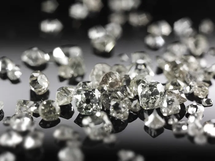 Framed Print : Valuable Diamonds in Various Stages Print Framed Print : Valuable Diamonds in Various Stages Print