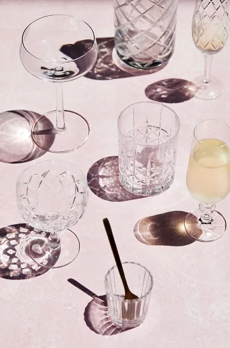 Framed Print : Elegant Glassware Print Framed Print : Elegant Glassware Print