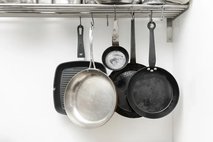 Framed Print : Kitchen Pans Print - Various Sizes and Forms Framed Print : Kitchen Pans Print - Various Sizes and Forms
