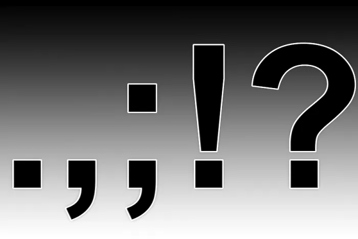 Framed Print : Various Punctuation Marks Print Framed Print : Various Punctuation Marks Print