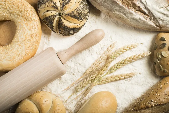 Framed Print : Bread Making Essentials Print Framed Print : Bread Making Essentials Print