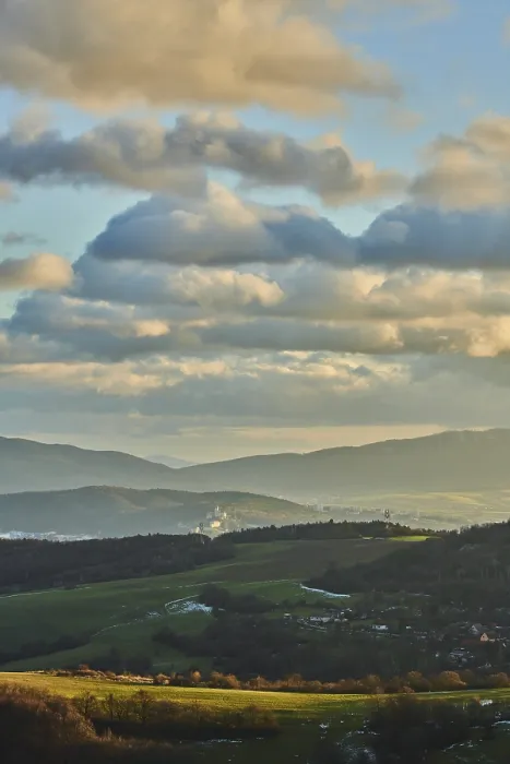 Framed Print : Vegetation Print of Hills in Evening Light, Slovakia Framed Print : Vegetation Print of Hills in Evening Light, Slovakia