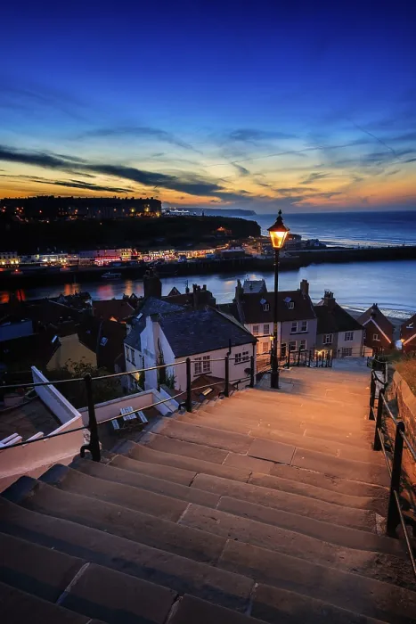 Framed Print : A View from the 199 Steps Whitby Print