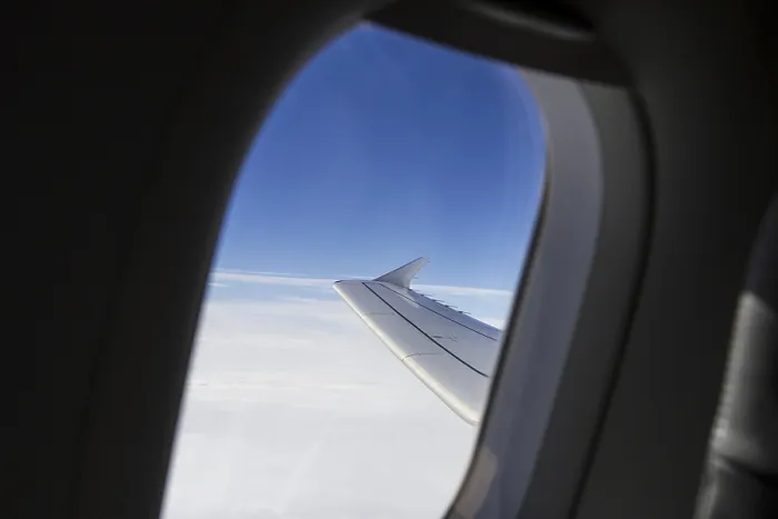 Framed Print : View from Aircraft Window Print Framed Print : View from Aircraft Window Print