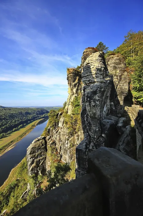 Framed Print : View from the Bastei Print Framed Print : View from the Bastei Print