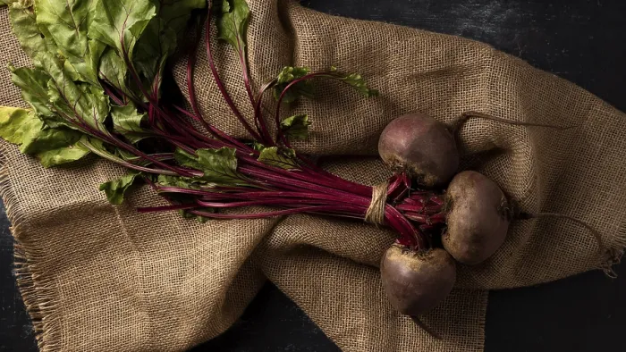 Framed Print : Top View Beets Sack Print Framed Print : Top View Beets Sack Print