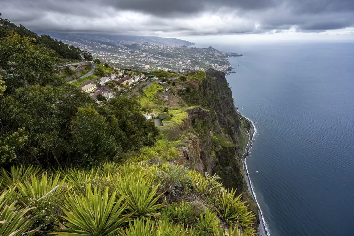 Framed Print : View of the Cliffs Print, Cabo Girao, Madeira Framed Print : View of the Cliffs Print, Cabo Girao, Madeira