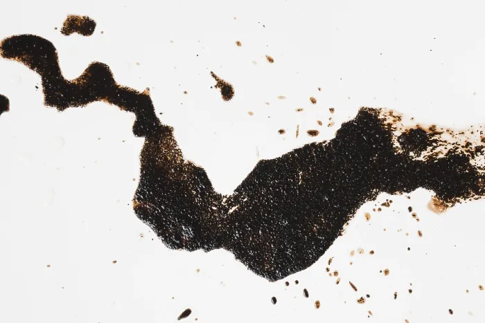 Framed Print : Coffee Stain Print - Top View Framed Print : Coffee Stain Print - Top View