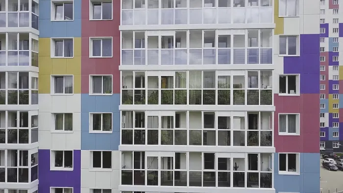 Framed Print : Top View of Colored Residential Complex Print Framed Print : Top View of Colored Residential Complex Print