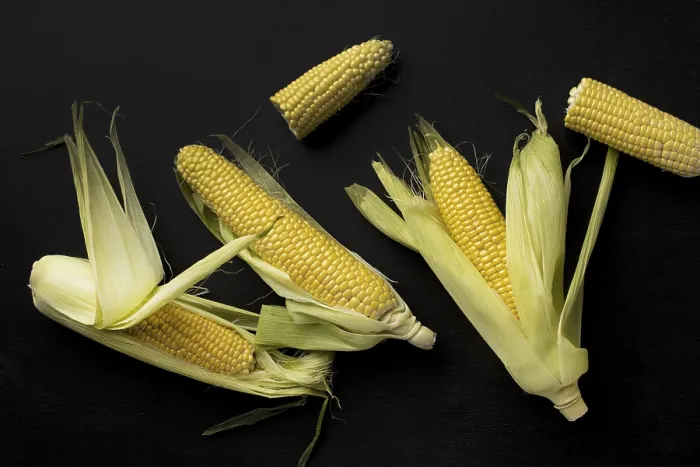 Framed Print : Top View Fresh Corn Print in High Quality Framed Print : Top View Fresh Corn Print in High Quality