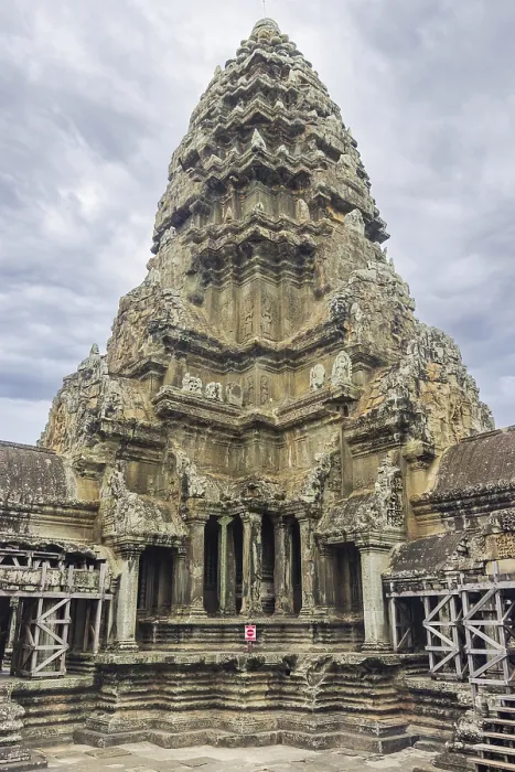 Framed Print : Angkor Wat Temple Top Level Print Framed Print : Angkor Wat Temple Top Level Print