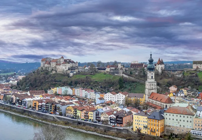 Framed Print : Burghausen Castle Print