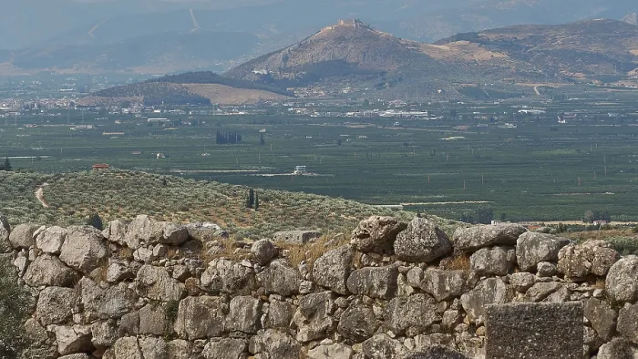 Framed Print : Mycenae, Greece - View of the Plain Print Framed Print : Mycenae, Greece - View of the Plain Print