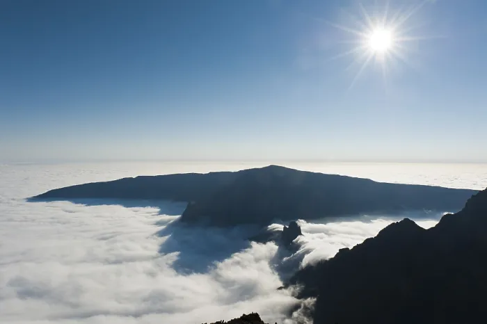 Framed Print : View from the Summit Print, Piton des Neiges Mountain Framed Print : View from the Summit Print, Piton des Neiges Mountain
