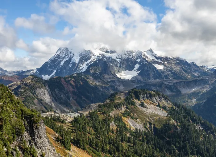 Framed Print : View from Table Mountain Print, Mt. Shuksan, Washington, USA Framed Print : View from Table Mountain Print, Mt. Shuksan, Washington, USA