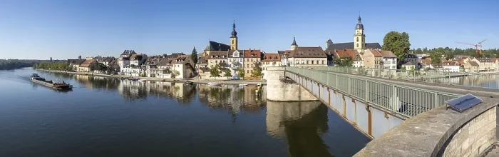 Framed Print : Panorama Print of Kitzingen, Bavaria, Germany Framed Print : Panorama Print of Kitzingen, Bavaria, Germany
