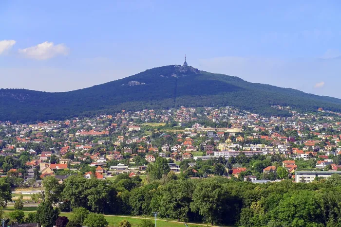 Framed Print : View from the Upper Town to the Lower Town, Nitra Castle District Print