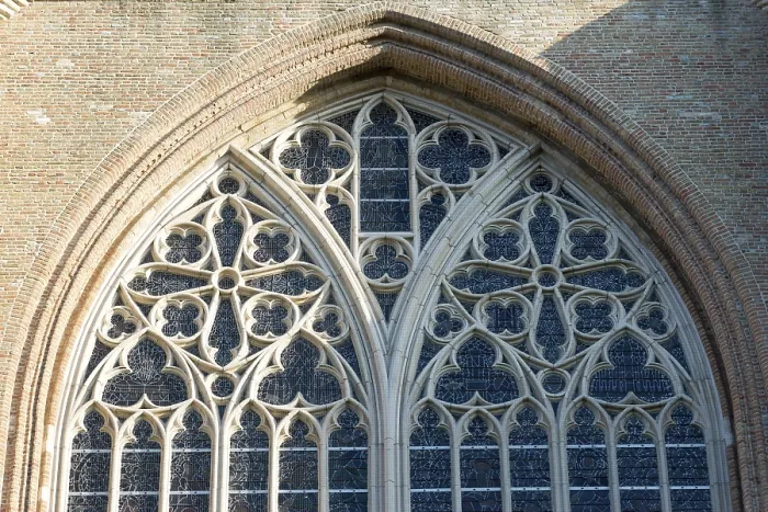 Framed Print : Detail View of St. Salvator's Cathedral Windows Print, Bruges, Belgium Framed Print : Detail View of St. Salvator's Cathedral Windows Print, Bruges, Belgium