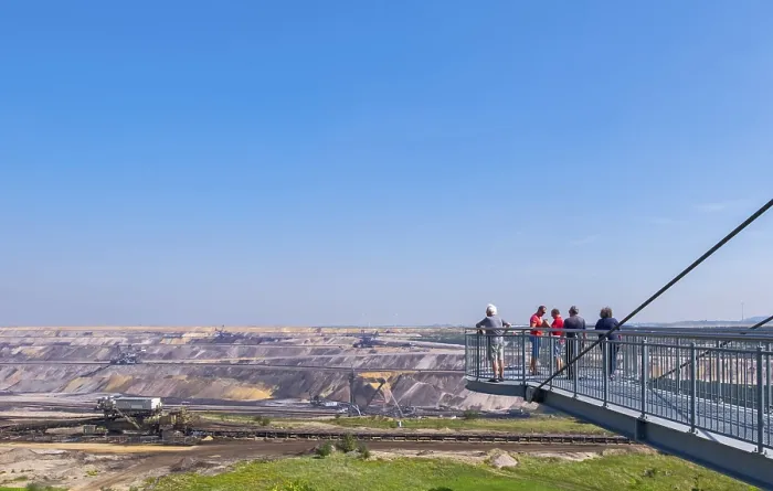 Framed Print : Viewing Platform, Skywalk Jackerath Print Framed Print : Viewing Platform, Skywalk Jackerath Print