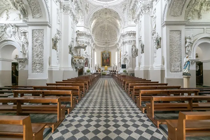 Framed Print : Vilnius, Lithuania - Interior View of Church Print Framed Print : Vilnius, Lithuania - Interior View of Church Print