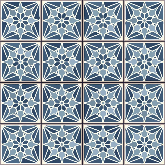 Framed Print : Vintage Ceramic Tiles Print Design Framed Print : Vintage Ceramic Tiles Print Design