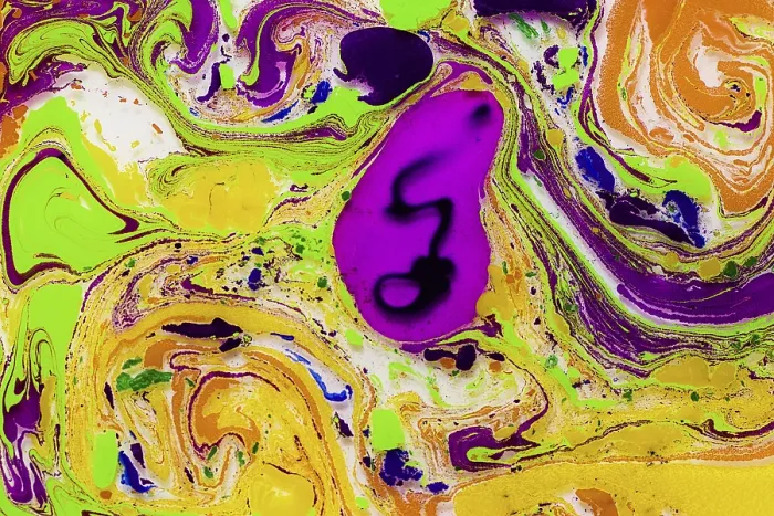 Framed Print : Marbled Abstract Print - Swirling Colors Framed Print : Marbled Abstract Print - Swirling Colors